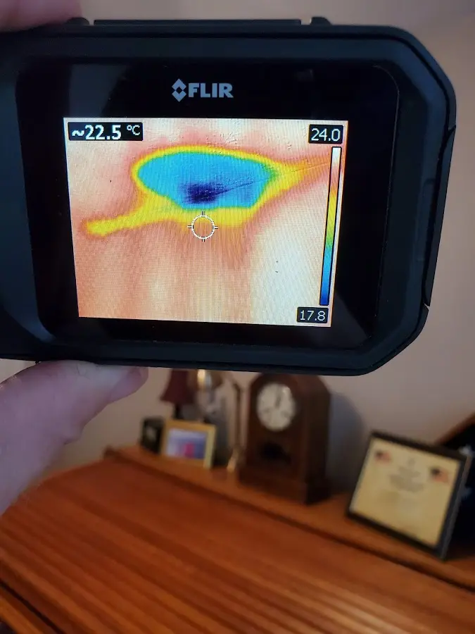 Thermal imaging inspection for water damage in Tupper Lake